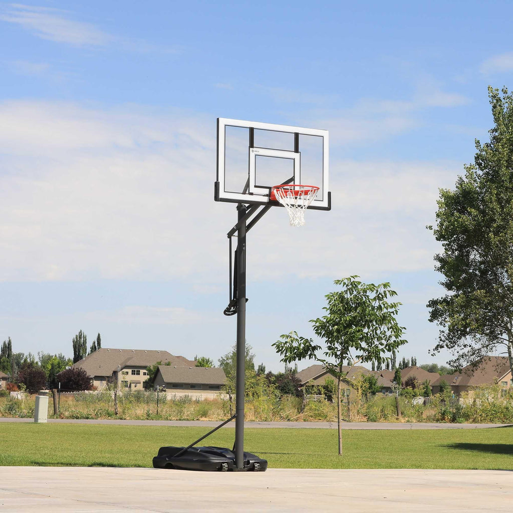 Adjustable Portable Basketball Hoop 54-Inch Acrylic J76575