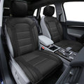 Black Leatherette Car Seat Cushions K118