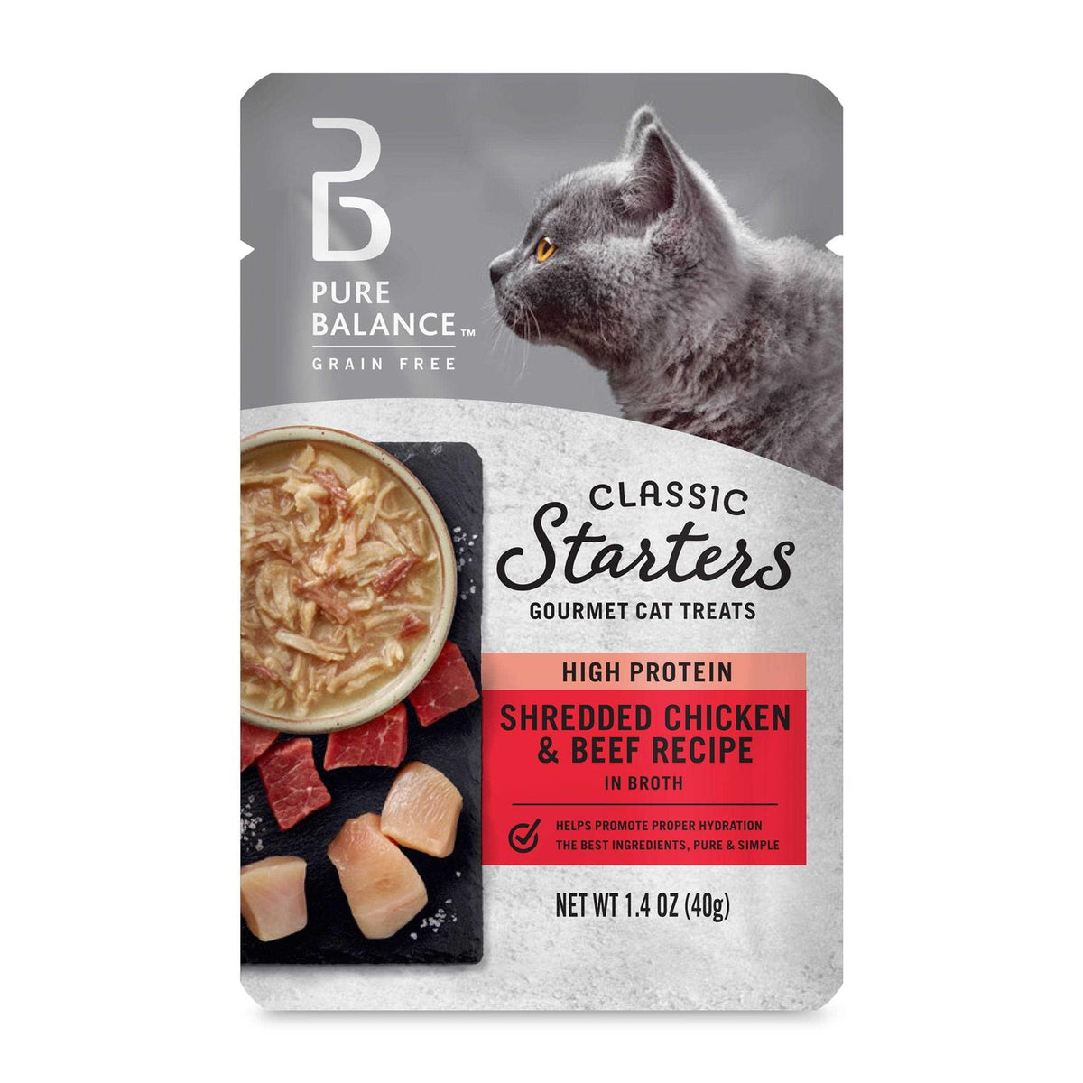 Shredded Chicken & Beef Broth Cat Treats X3710