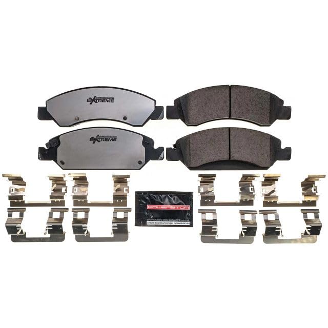 Front Ceramic Brake Pads with Hardware S9703