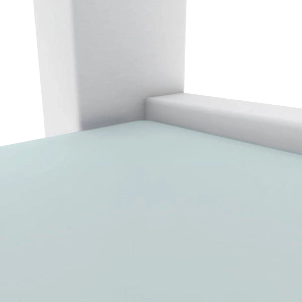 White Glass Round Side Table B252