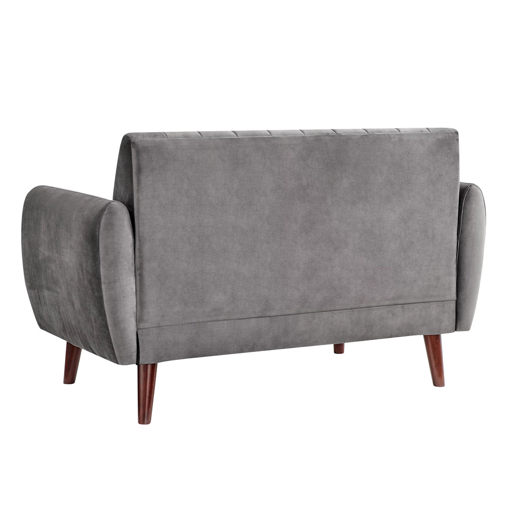 Grey Flannel Sofa and Loveseat Set V539