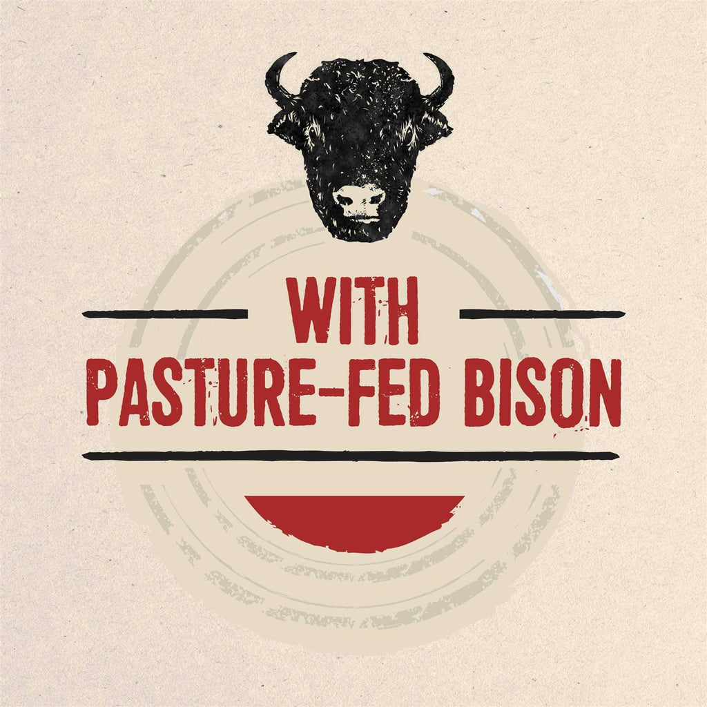 Natural Dog Treats Filled Chew With Bison D480634
