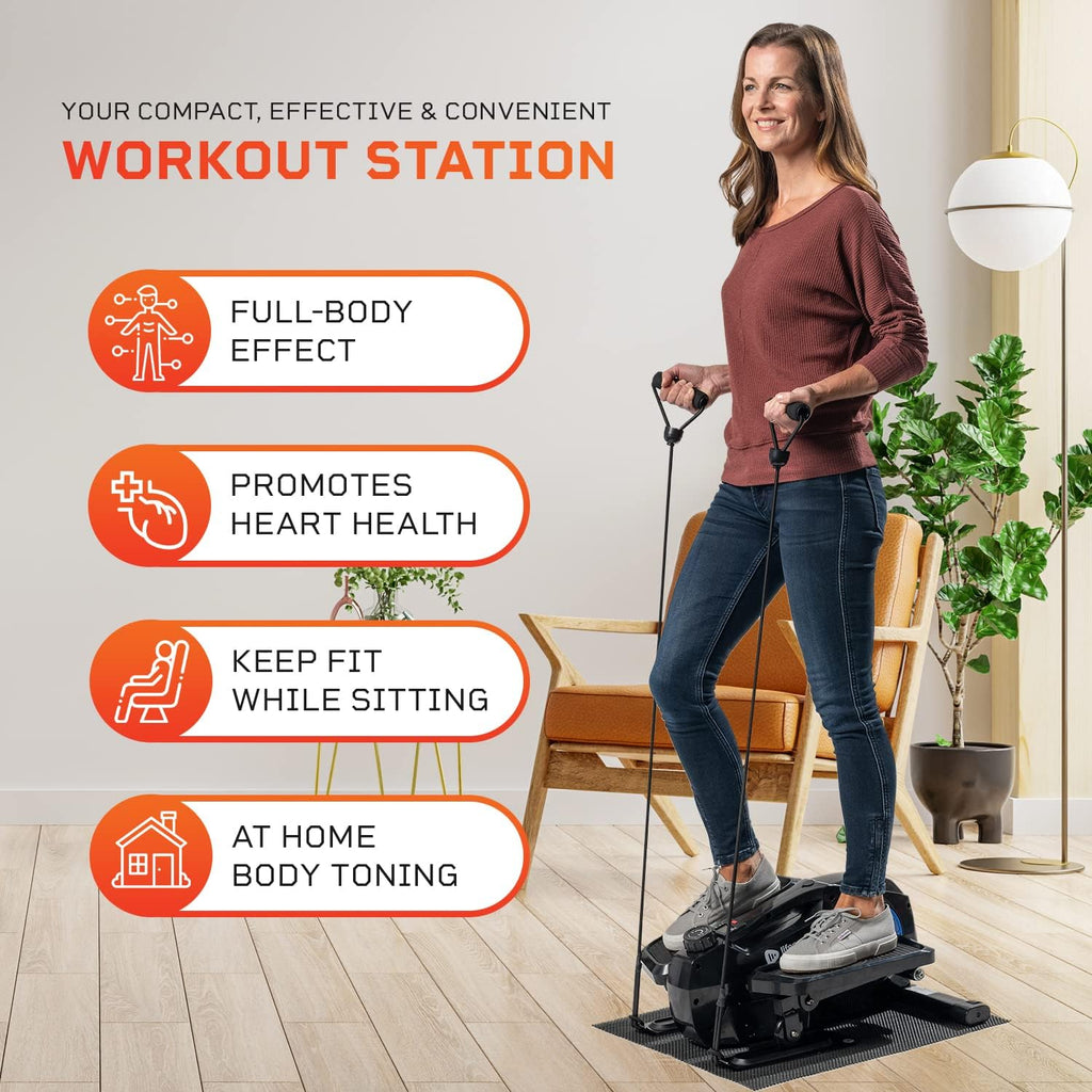 Mini Elliptical Desk Cycle with Adjustable Resistance D816