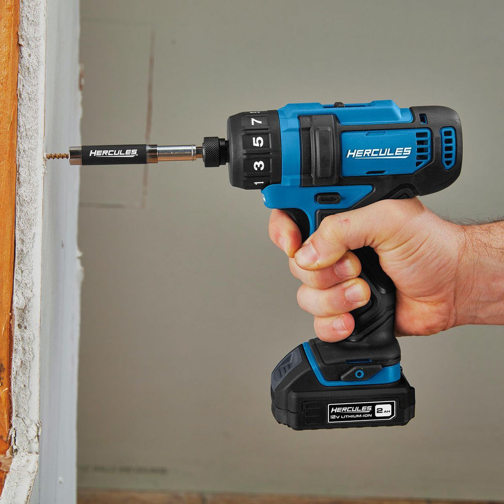 12V Cordless 1/4 in. Hex Compact Screwdriver D9656