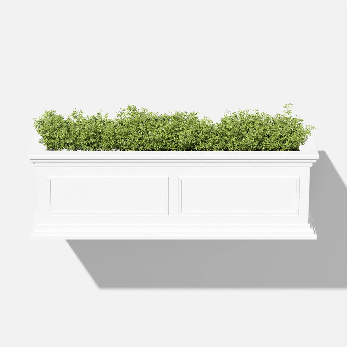 White 36" Railing Window Box Planter R973