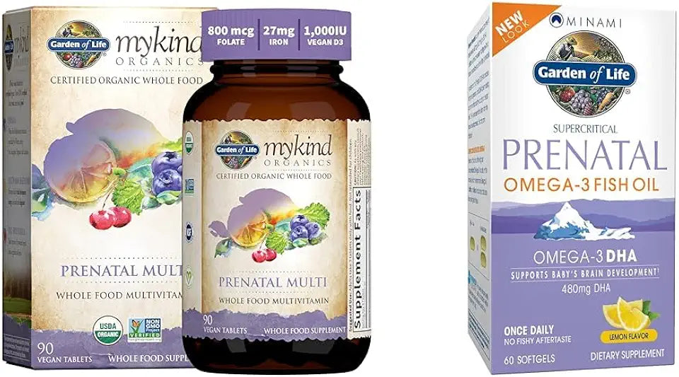Prenatal Multivitamin with DHA Omega 3 Softgels K752396
