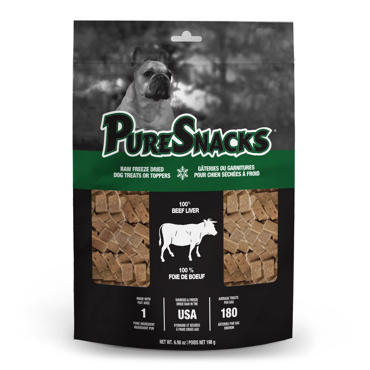 Beef Liver Freeze Dried Dog Treats 6.98 oz T4594