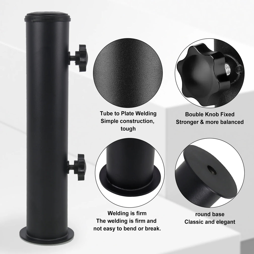 Black Granite Umbrella Tube Holder Q63443