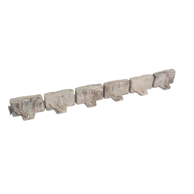 Brown Faux Stone Landscape Edging Kit I507933
