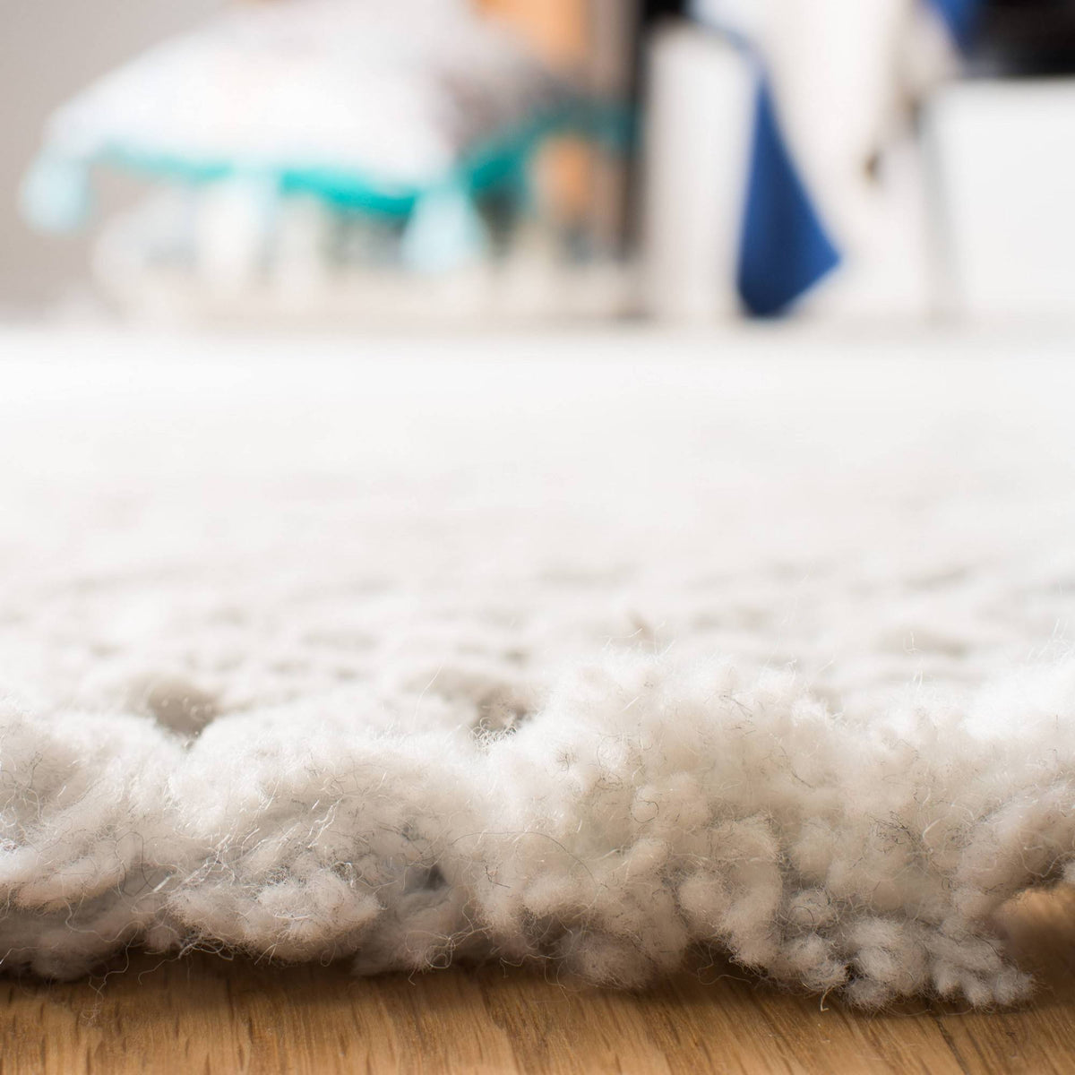 Ivory and Blue Runner F2199