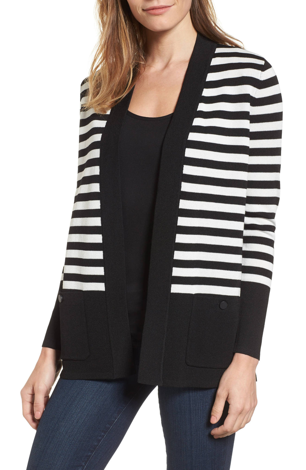 Striped Cardigan R574