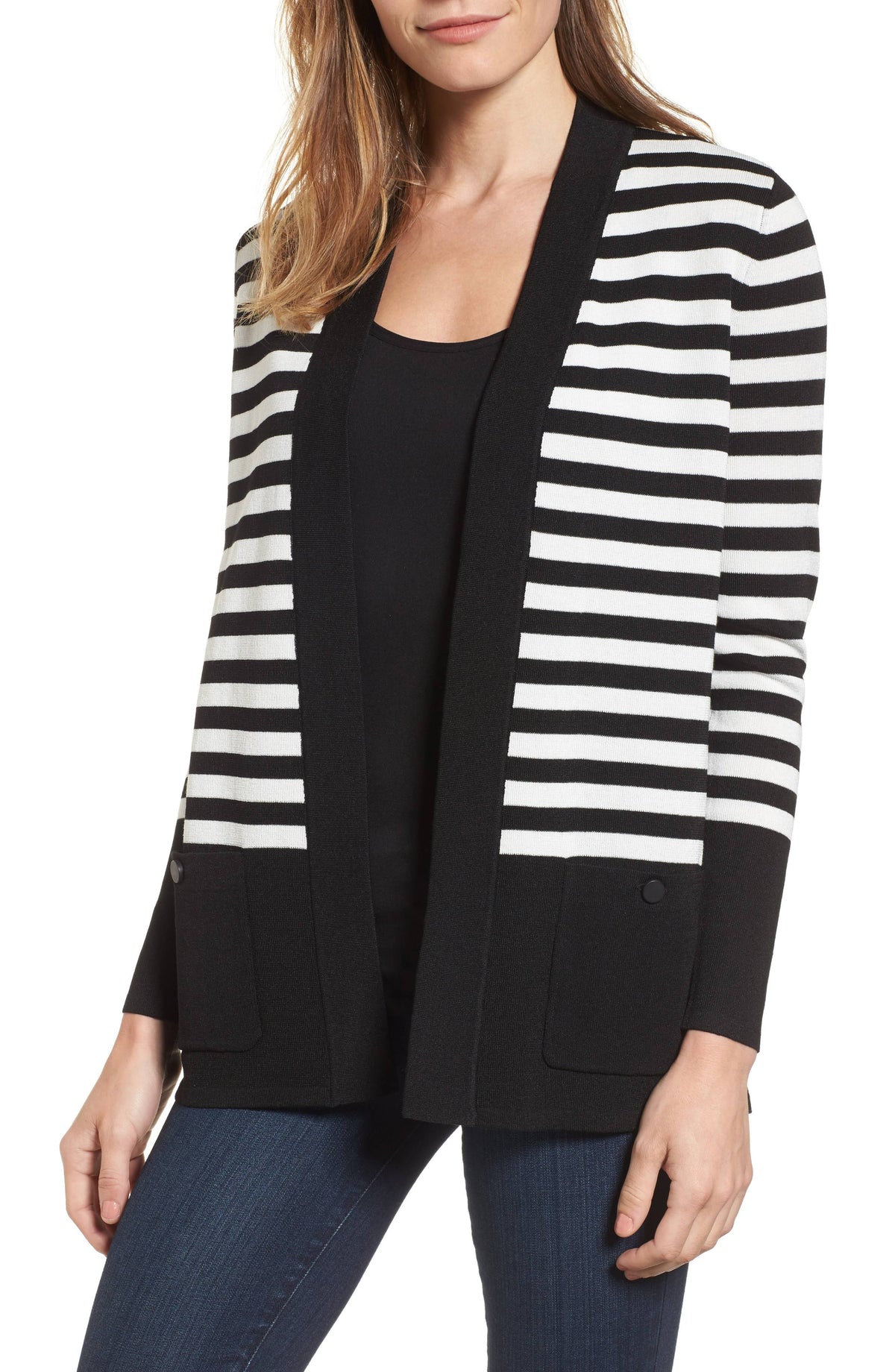 Striped Cardigan R574