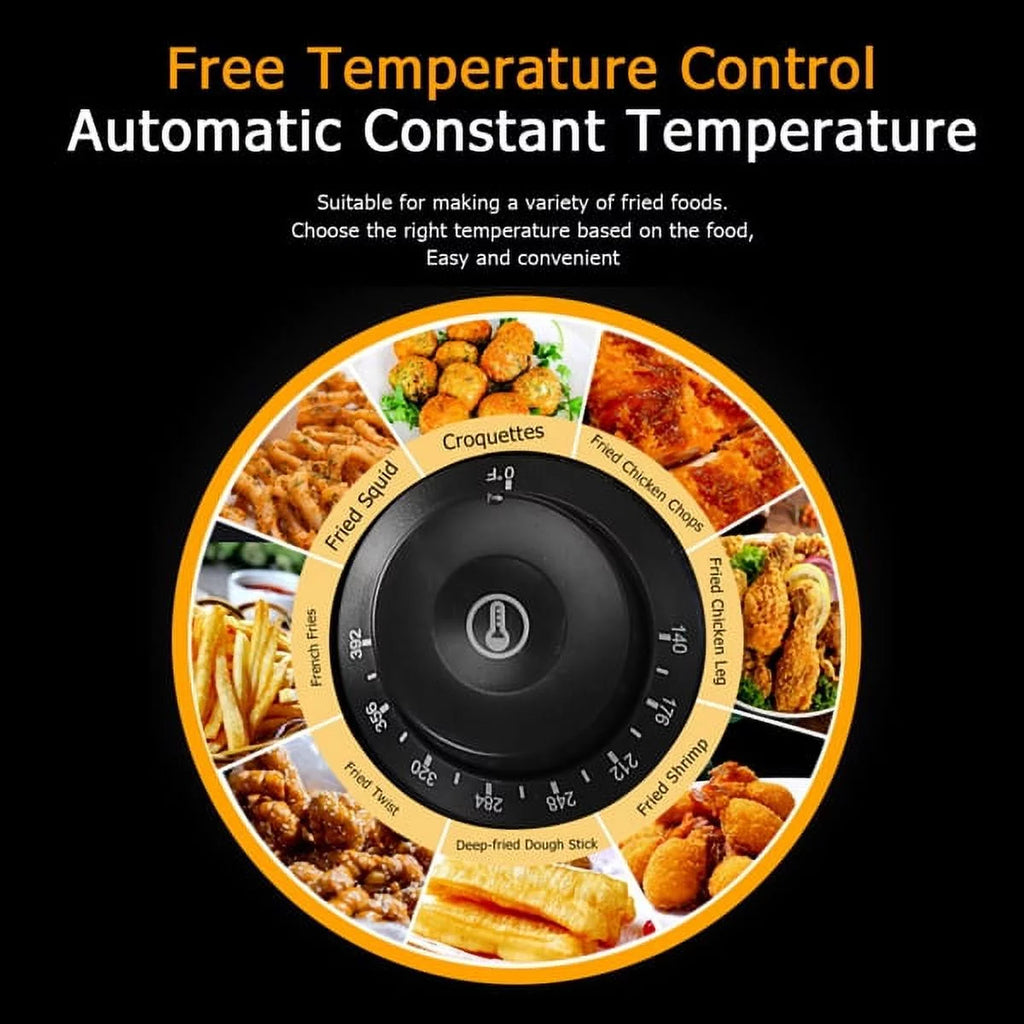 12L Stainless Steel Electric Double Tank Deep Fryer With Basket D913