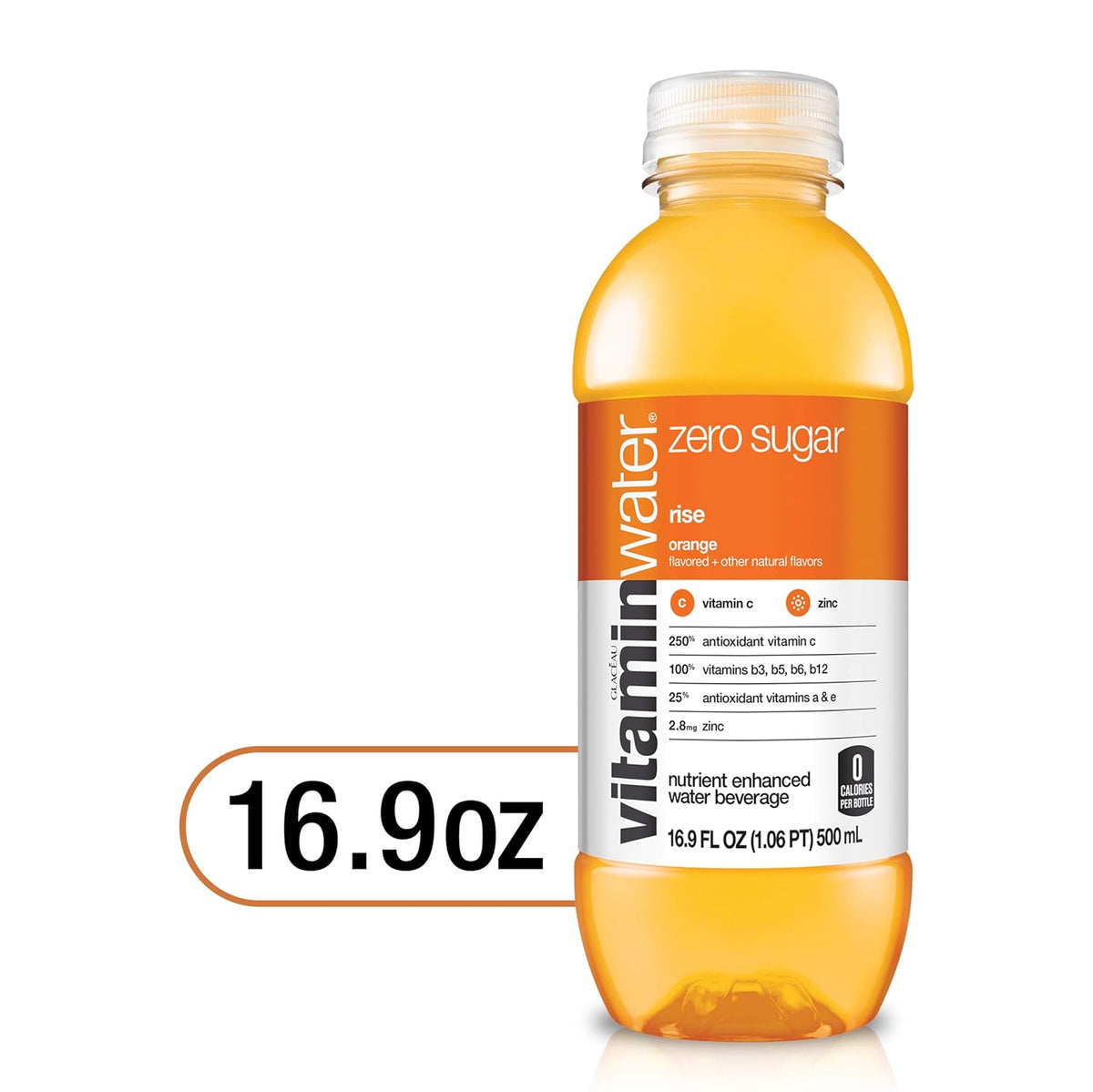 16.9 Fl Oz Pack of 24 Electrolyte Enhanced Orange Water R5680