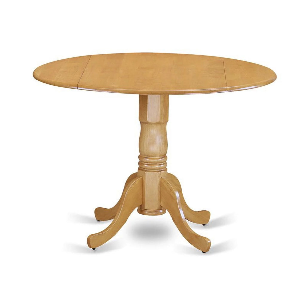 Oak Wood Dining Set with Fabric Seat M7080
