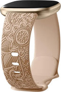 Floral Pattern Soft Replacement Wristbands Strap B650566