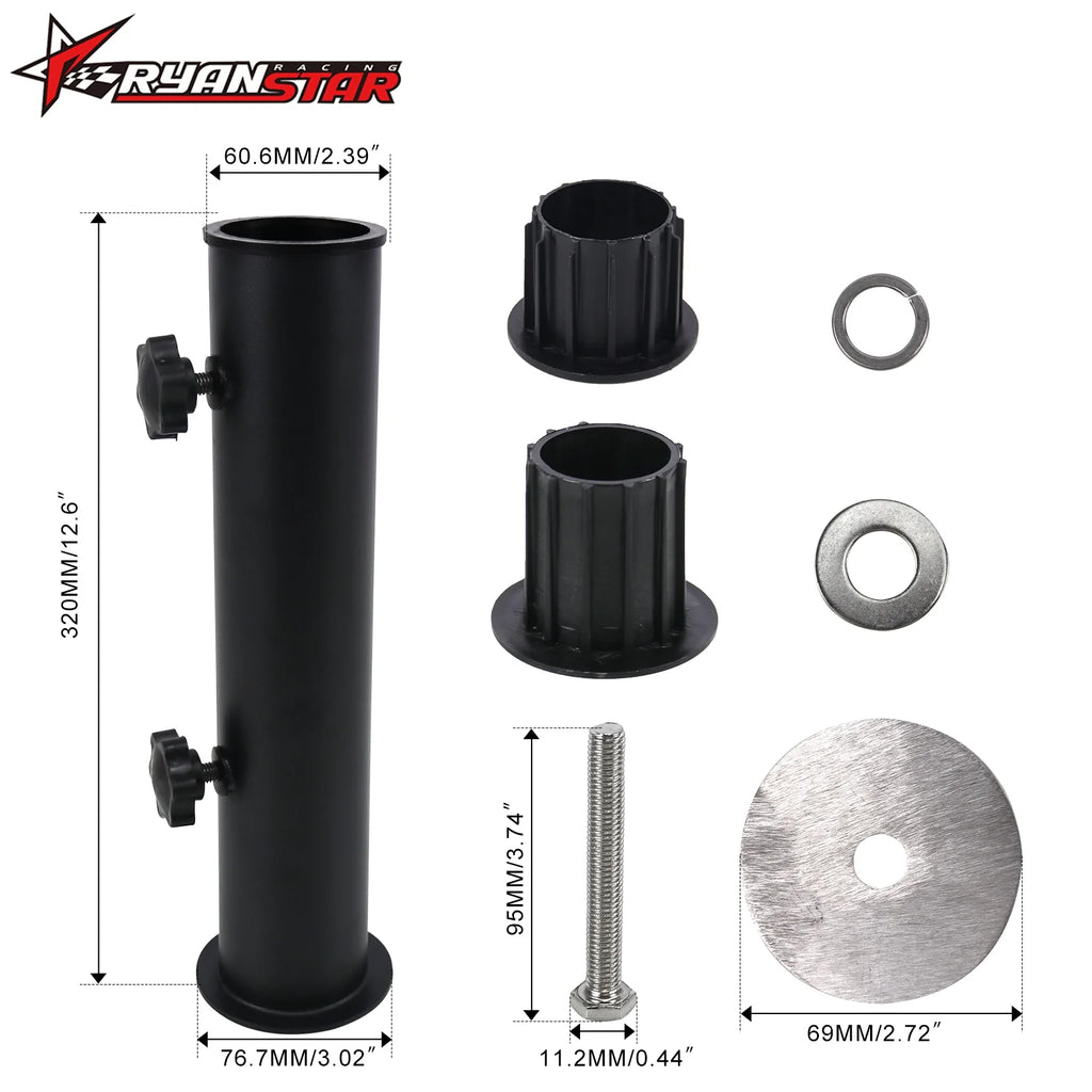 Black Granite Umbrella Tube Holder Q63443