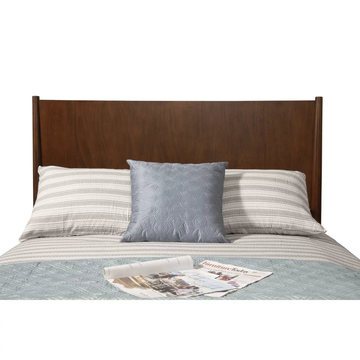 Black Wood Queen Panel Bed P51576