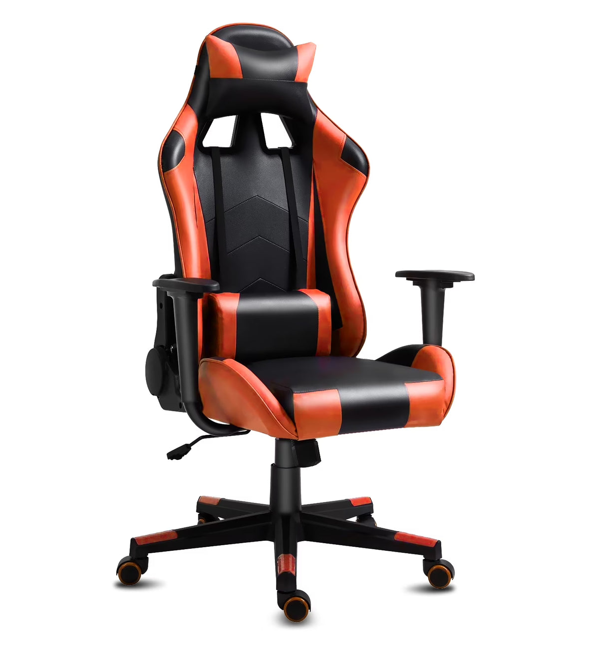 Black Orange Ergonomic Reclining Gaming Chair S1594
