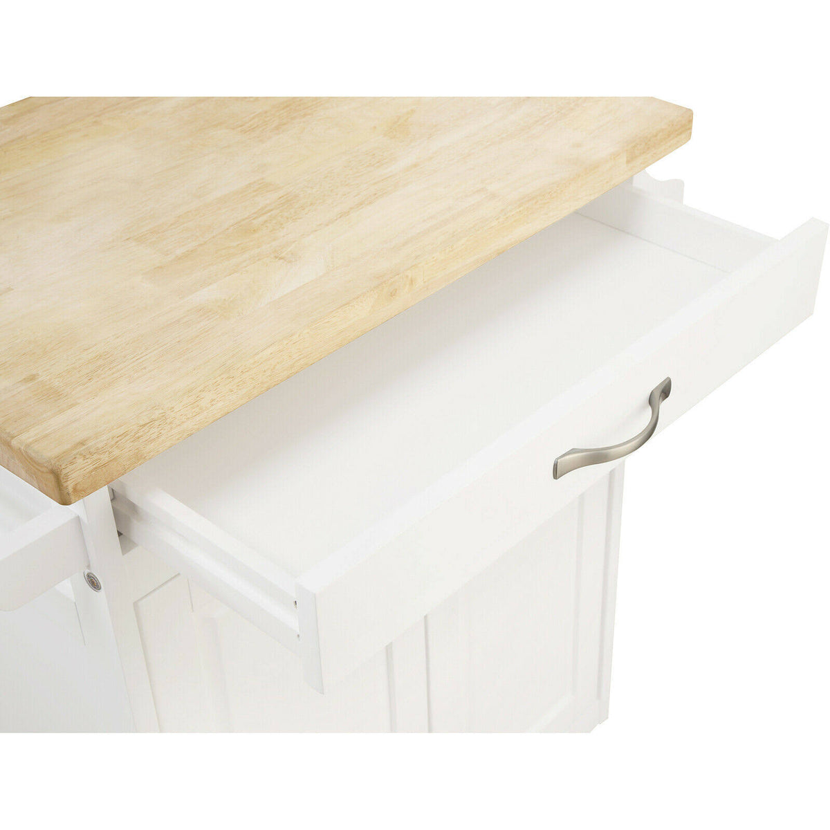 White Kitchen Island Cart Z398