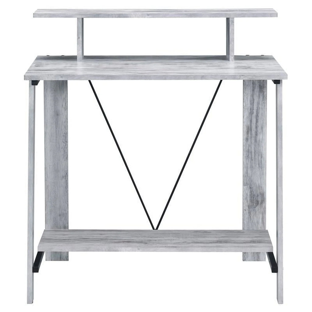 Antique White and Black Wood Writing Desk M648695