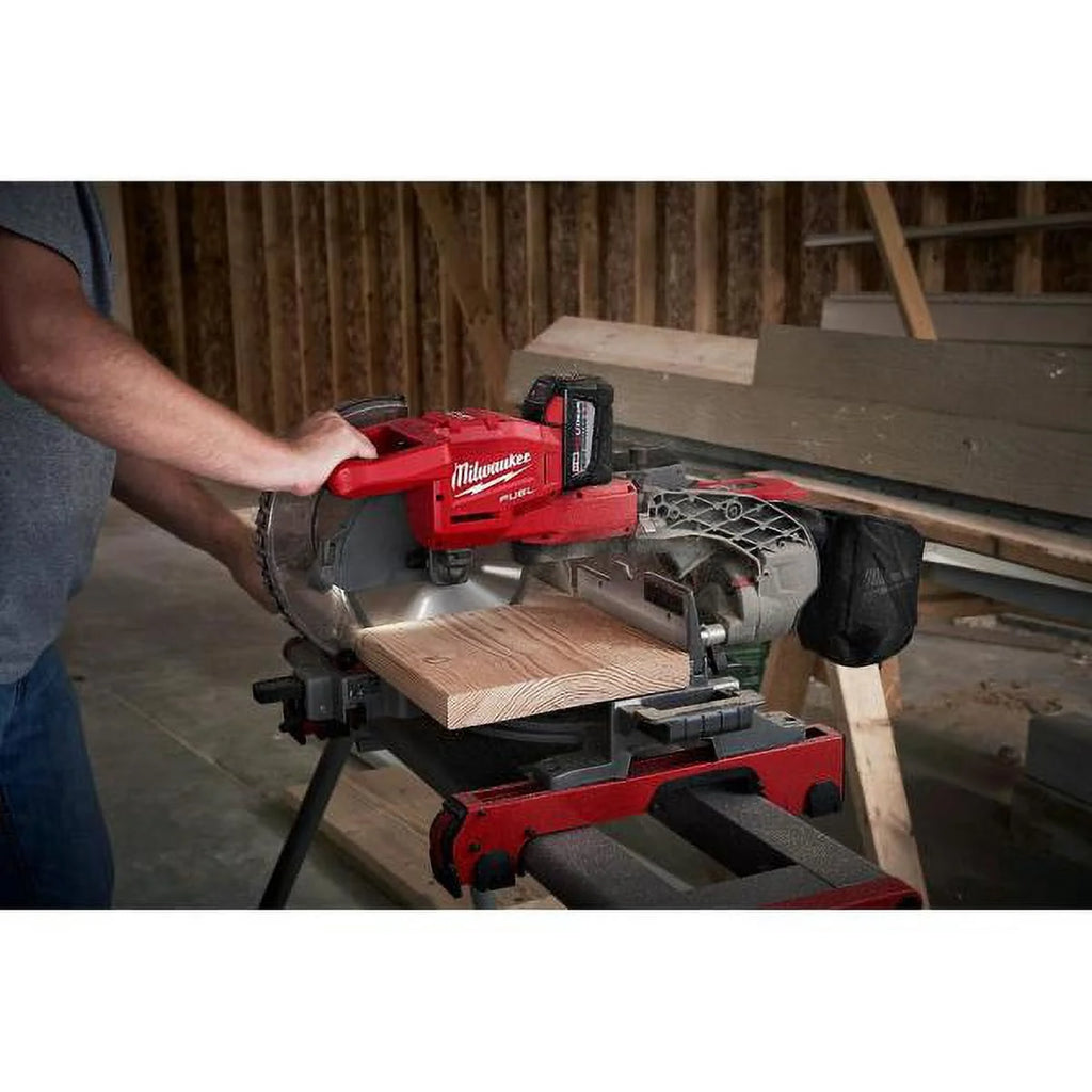 Refurbished M18 Fuel Dual Bevel Sliding Compound Miter Saw Bare Tool H124