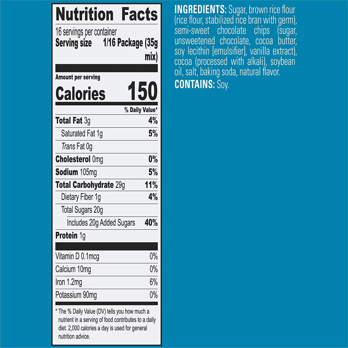 Gluten Free Double Chocolate Brownie Mix 20-Ounce Box Pack of 3 J1477