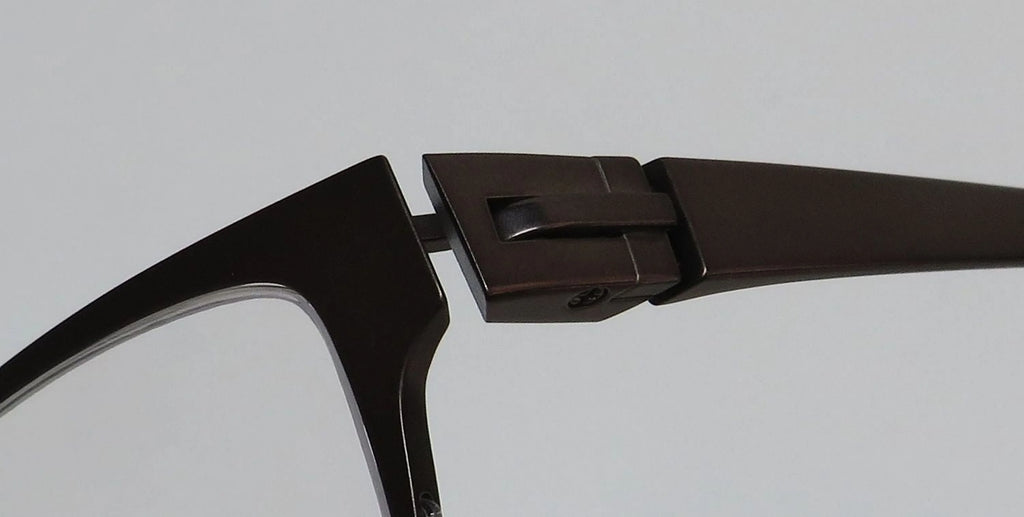 Titanium Metal Half-Rimless Eyeglass Frame U96682