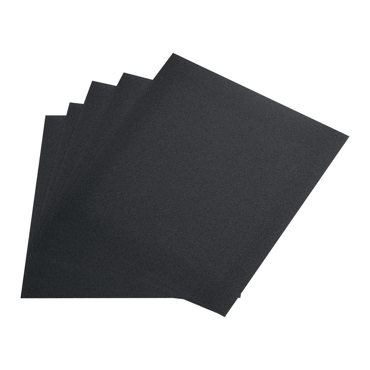 9 in. x 11 in. 220 Grit Wet/Dry Sanding Sheets 5-Pack U1794