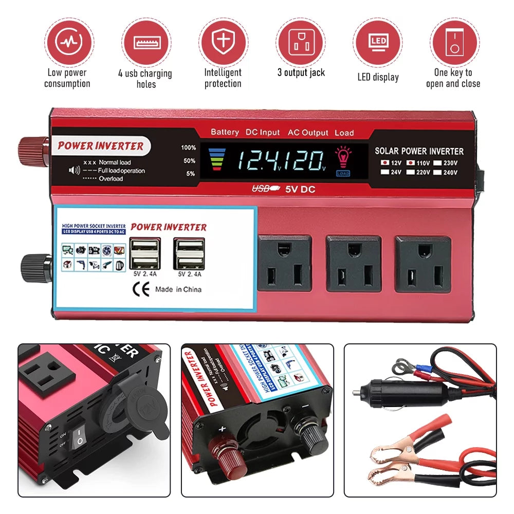 3000W Modified Sine Wave Car Power Inverter U109599