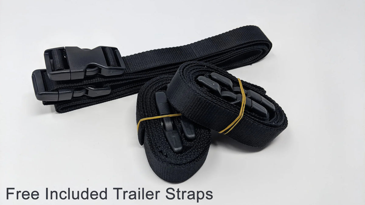Blue Black All Weather Jet Ski Cover with Trailer Straps and Storage Bag M8631