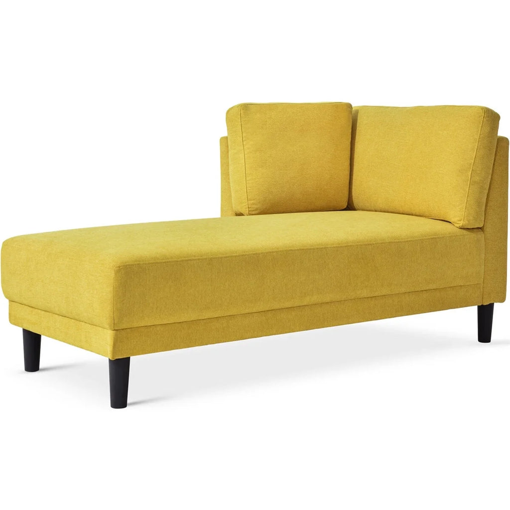 65" Mid-Century Modern Fabric Corner Lounge Chair T316