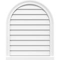 Round Top Surface Mount PVC Gable Vent with Brickmould L2723