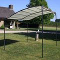 Cream White Steel Frame Garden Canopy Tent Sun Shelter 9.8ft x 8.2ft E5819
