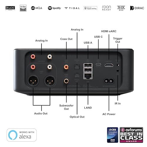 Multi-Room High Resolution Wireless Music Streamer K718