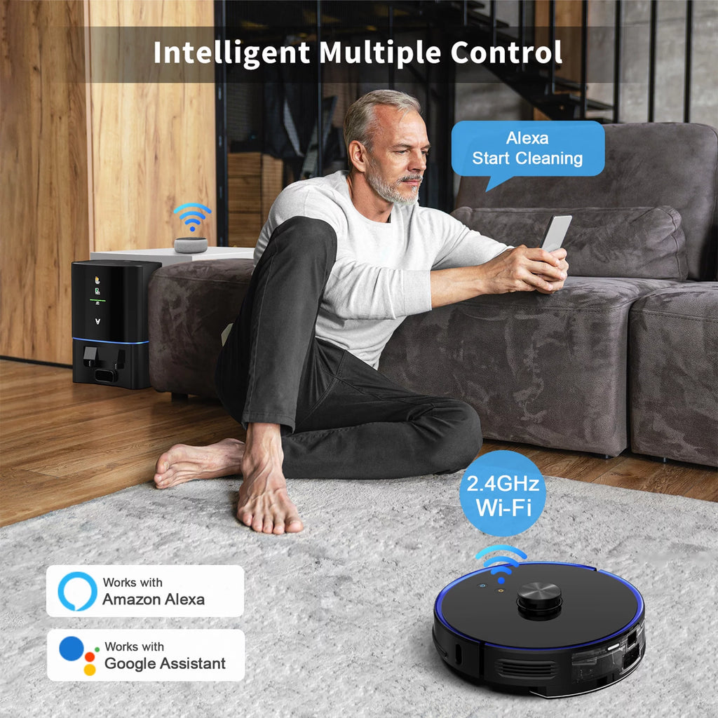 Black Smart Robot Vacuum Cleaner H7999