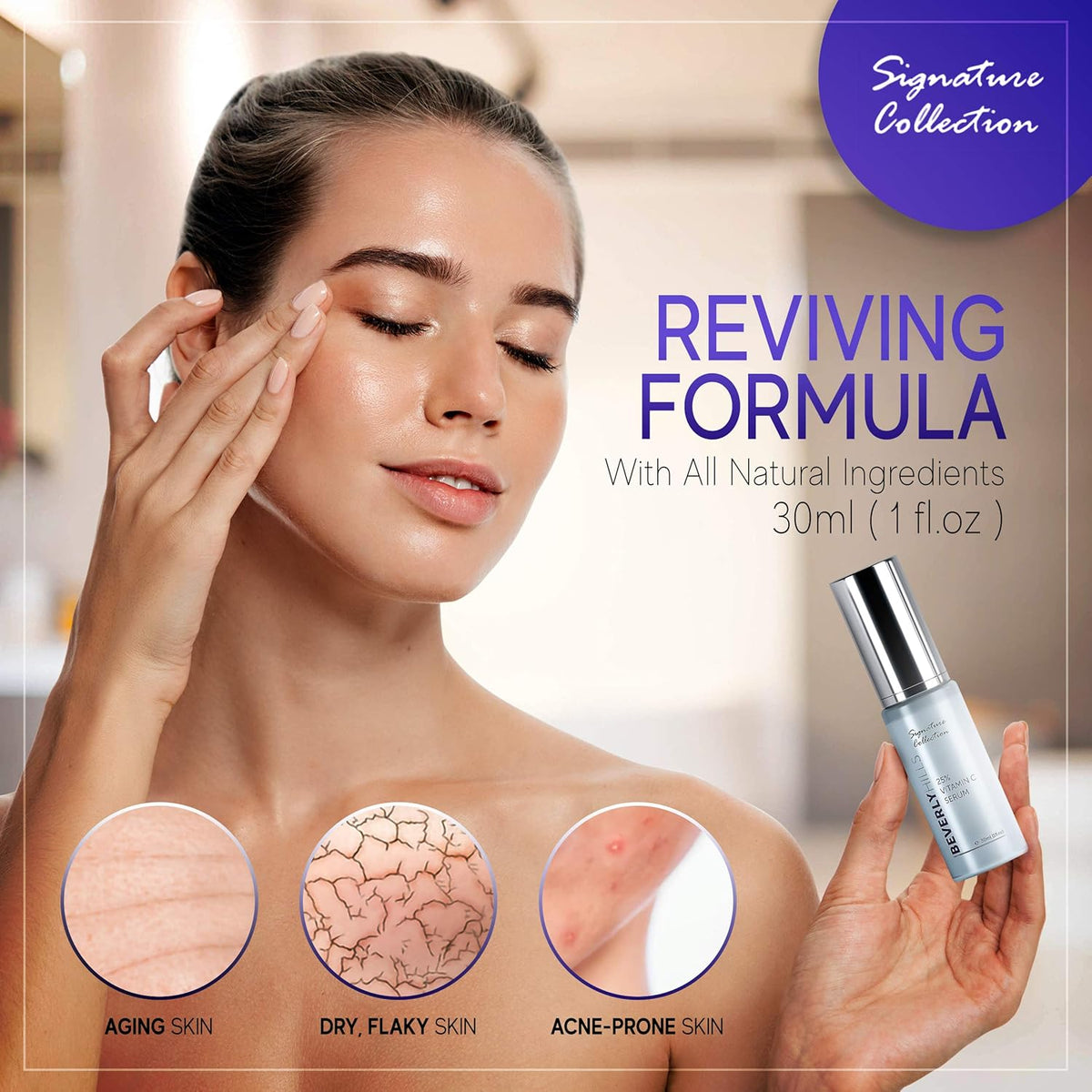 Retinol Serum (2%), Vitamin C Serum (25%), and Anti Wrinkle Cream Pack of 2 P97983