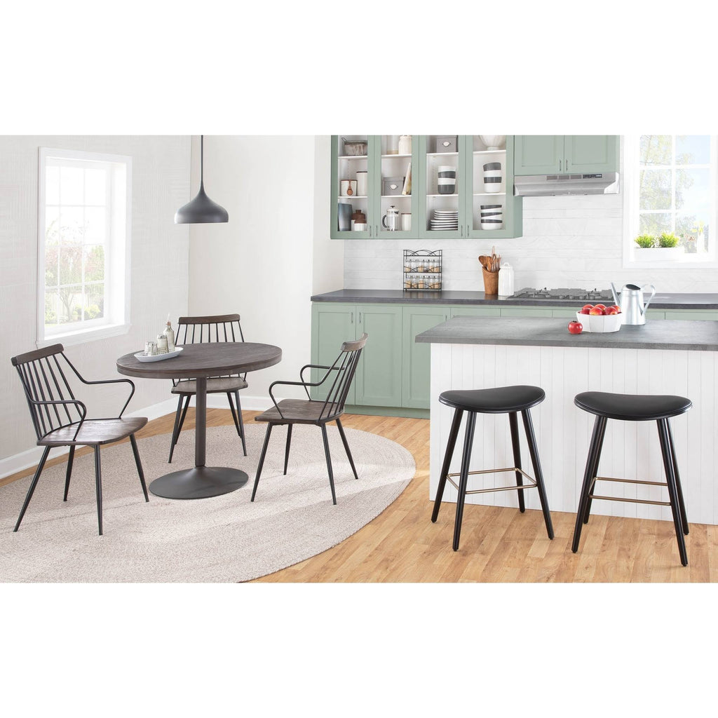 Saddle Counter Stool - Set of 2 R84330
