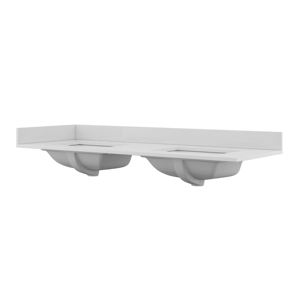 61x22 Quartz Vanity Top with Backsplash G462