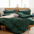 Queen 3 PCs Percale Cotton Duvet Cover Set O307