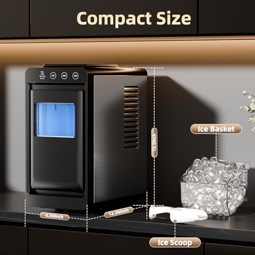 Portable Countertop Ice Maker with Carry Handle U815