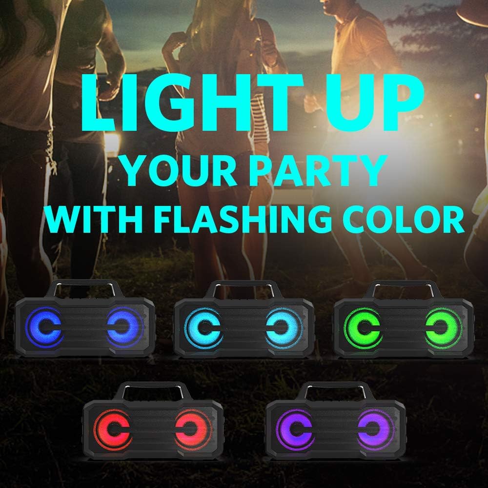 IPX6 Waterproof Portable Wireless Speaker with Microphone K1935