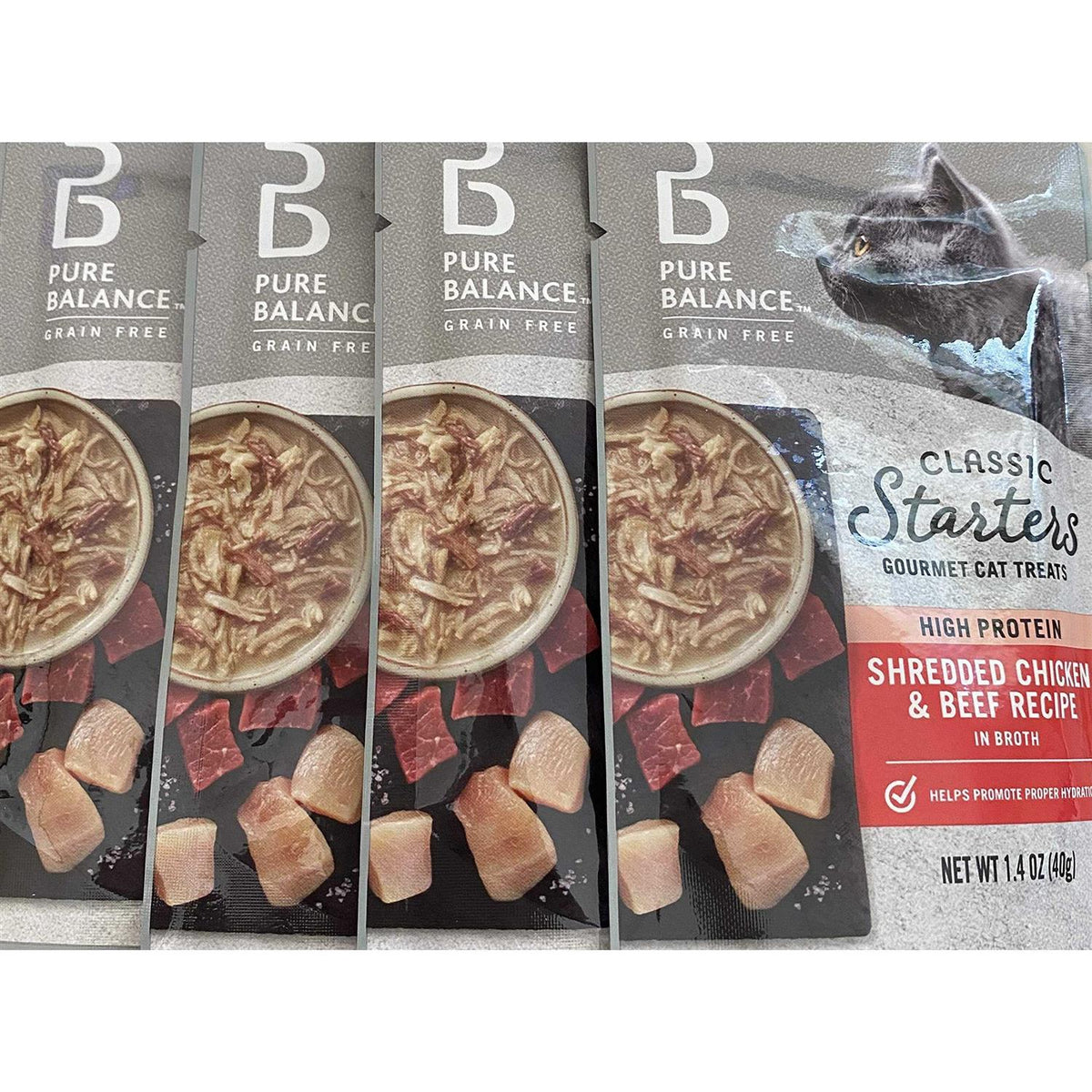 Shredded Chicken & Beef Broth Cat Treats X3710