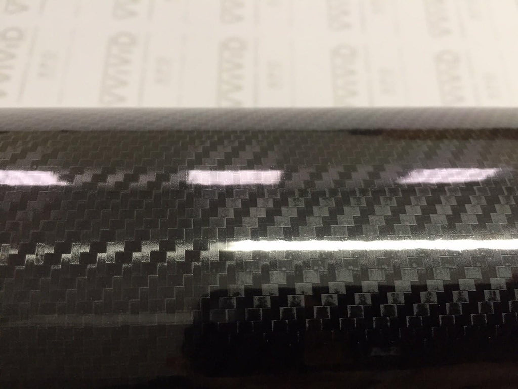 High Gloss Black Carbon Vinyl Wrap Film 2ft x 5ft Pack of 2 K443398