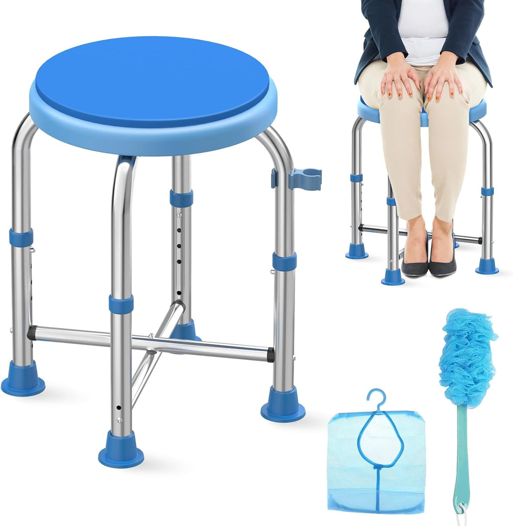 400LB Stainless Steel Round Shower Chair S2490