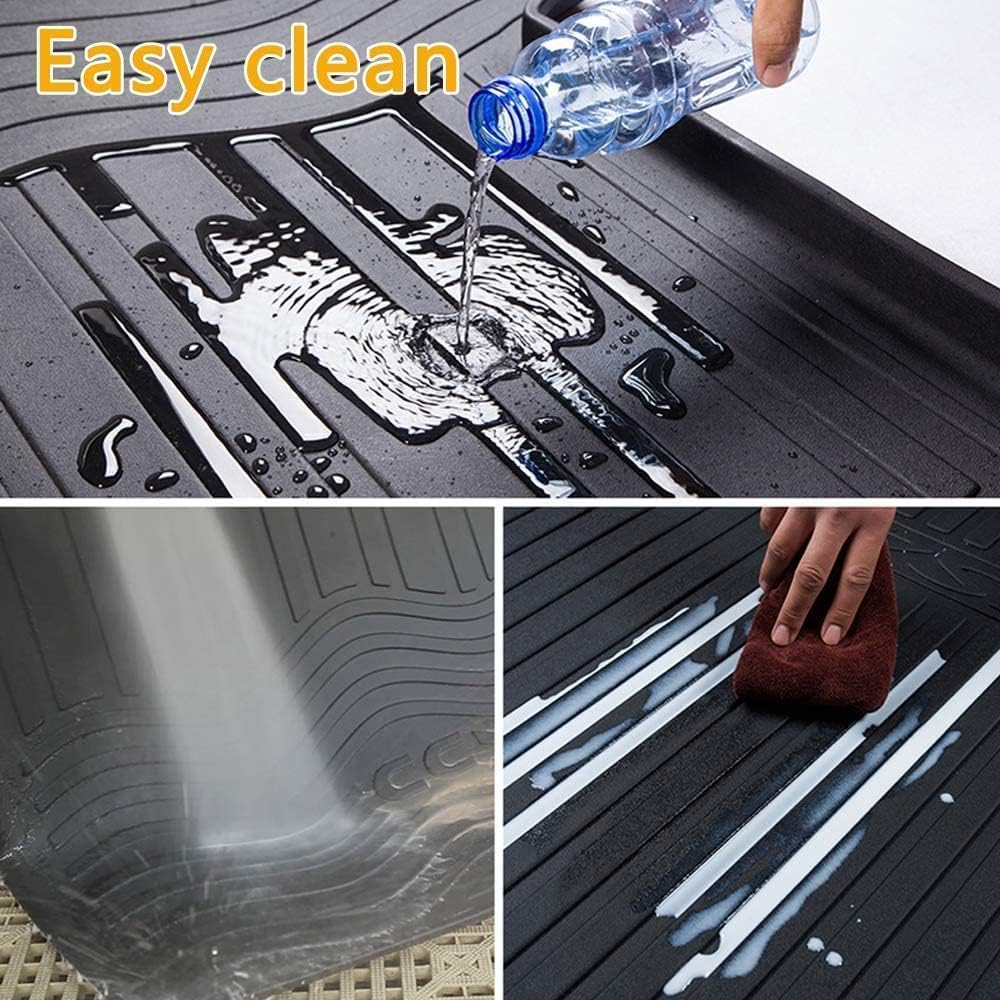 Black TPO Cargo Trunk Tray Floor Mats Protector S492751