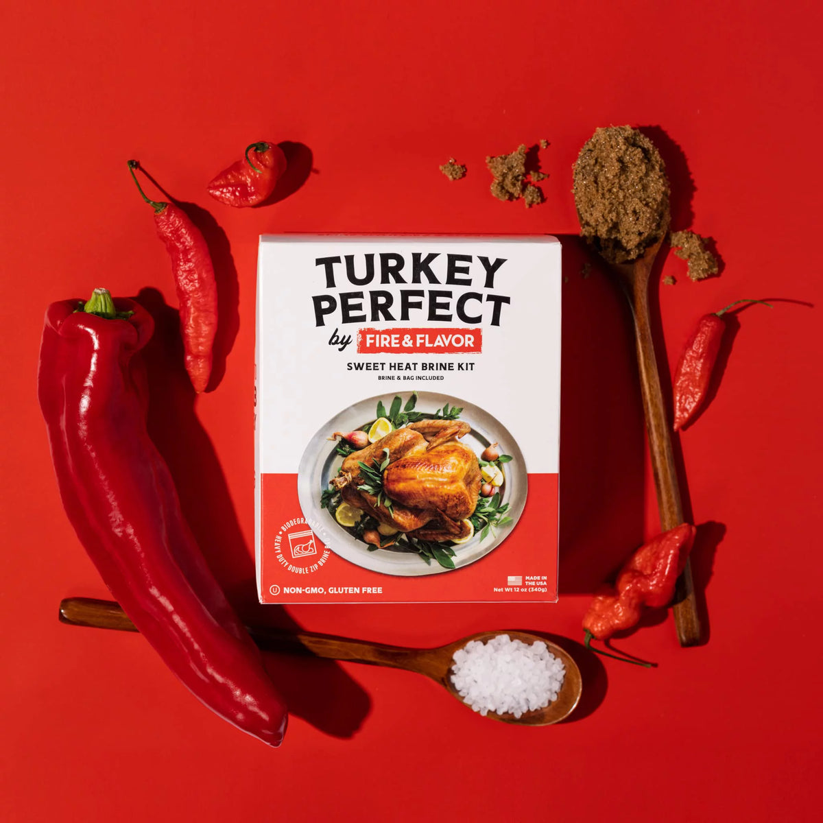 Sweet Heat Turkey Brine Kit with Bag L73761