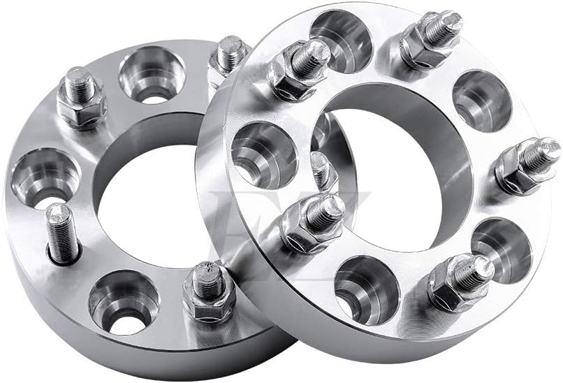 2 Wheel Adapters 5x115 to 5x115 Thickness 1 Inch 14 x1.5 Studs V13022