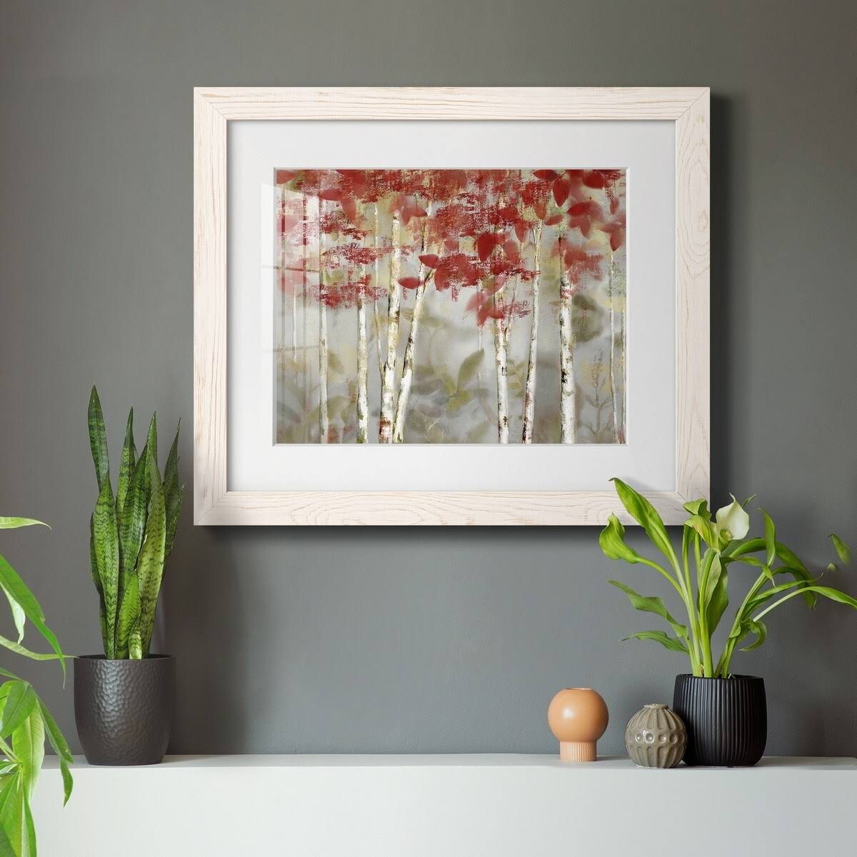 Framed Canvas 31X44 White X412560